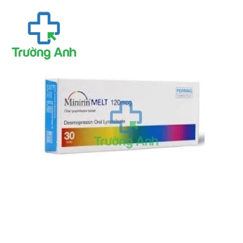 Minirin Melt 120mcg - Thuốc kiểm soát hiện tượng đái nhiều, điều trị đái tháo nhạt của Anh